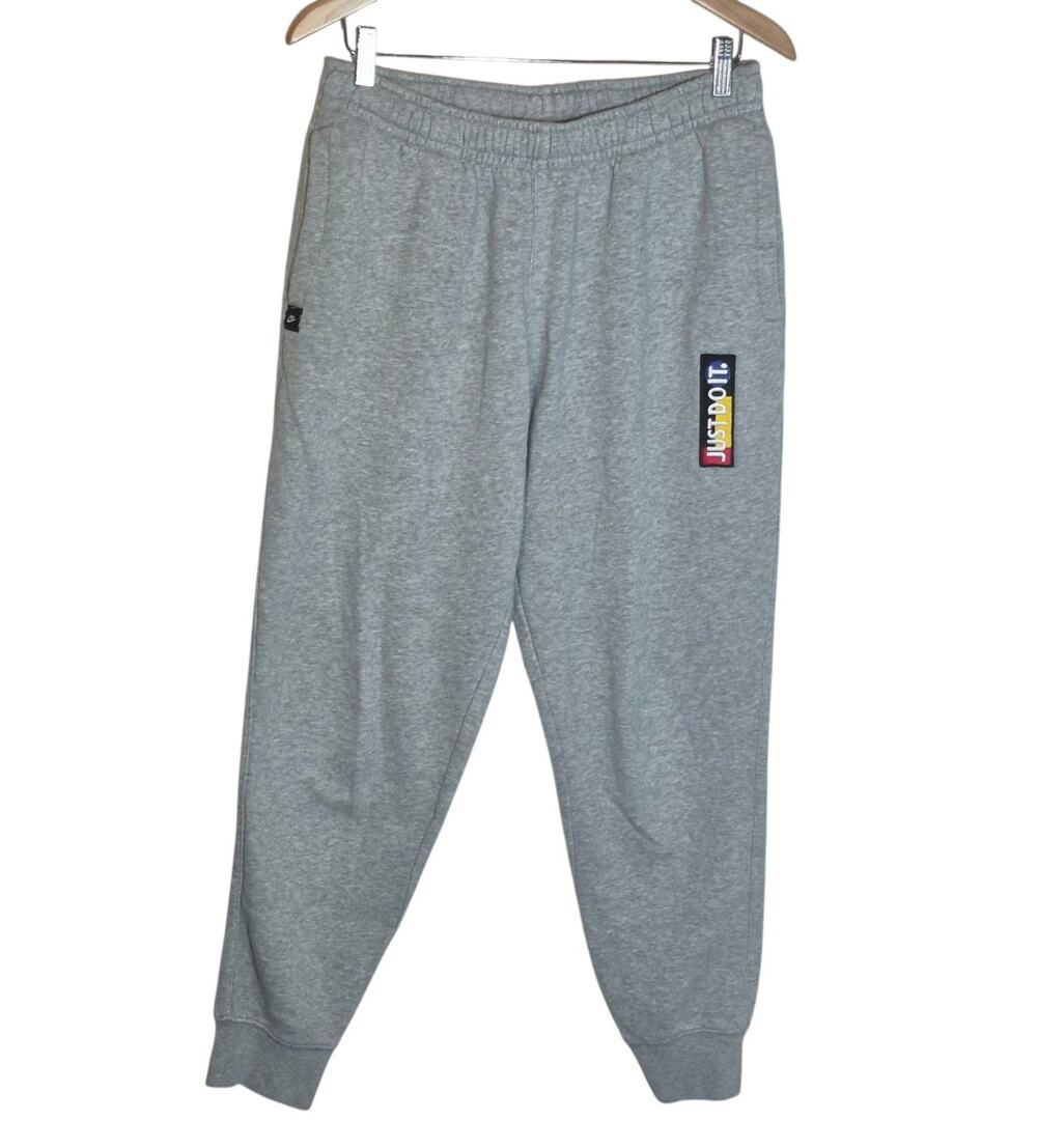 Nike Sportswear JDI Club Women's Fleece Joggers Sweatpants Activewear Gray M